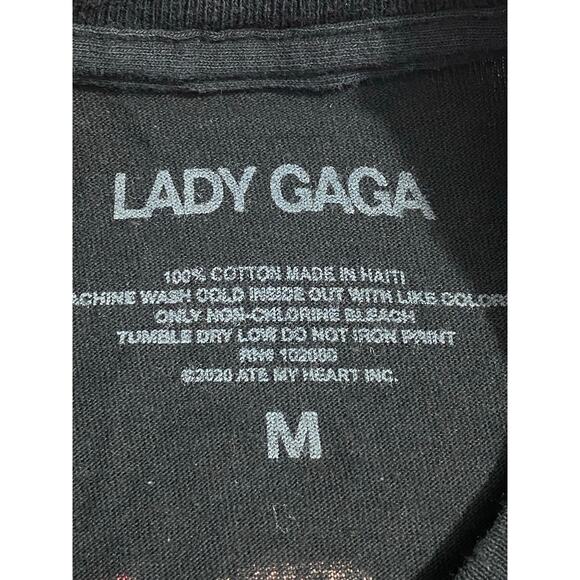 Lady Gaga Chromatica “Scare Me” Shirt – Size Medium, Black Graphic Tee - Picture 7 of 9